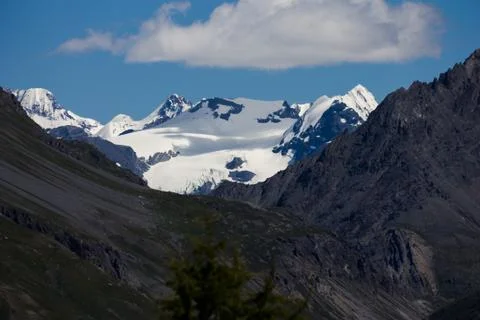 Mountain landscape in the summer Stock Photos