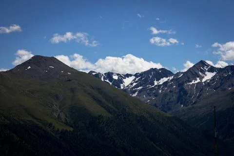 Mountain landscape in the summer Stock Photos