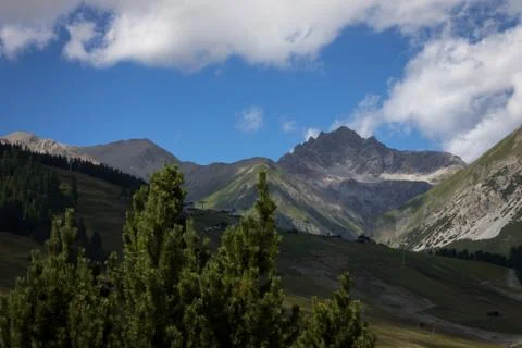 Mountain landscape in the summer Stock Photos