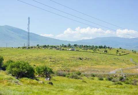 Mountain landscape in the summer Stockfoto's