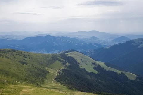 Mountain landscape in the summer Stock Photos