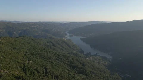 Mountain landscape at summer time during sunset Stock Footage 170459552