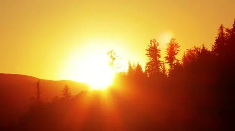 Mountain landscape. sunset. Stock-Footage 11975423