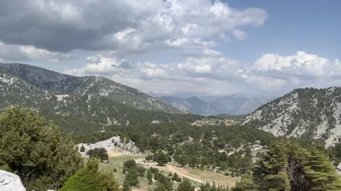 Mountain landscape in Taurus mountains in summer Stock Footage 213663636