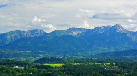 Mountain landscape, time-lapse.   Stock-Footage 34782035