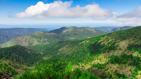 Mountain landscape. Time lapse Stock Footage 121488592