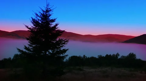 Mountain landscape. timelapse. Stock Footage 42866737