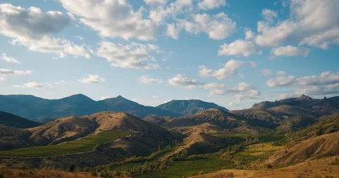 Mountain landscape Timelapse Stock Footage 128707759