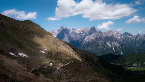 Mountain landscape Timelapse Stock Footage