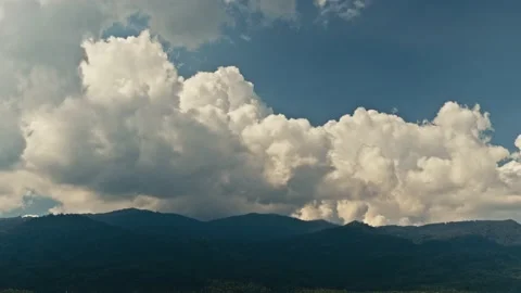 Mountain landscape timelapse moving clouds Stock Footage 164731897