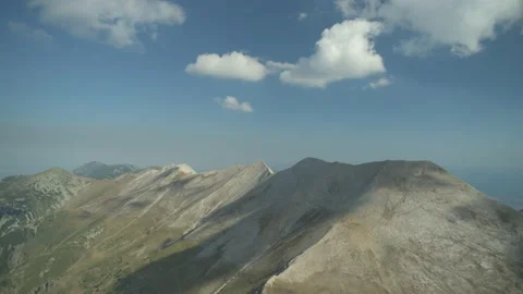 Mountain landscape, timelapse moving clouds in Pirin mountain, Bulgaria. Stock Footage 168129672