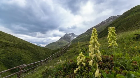 Mountain landscape timelapse in tyrol Stock Footage 171068510