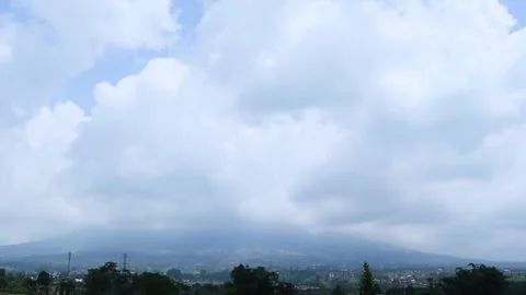 Mountain Landscape Under Cloudy Sky. Video stock 289434640