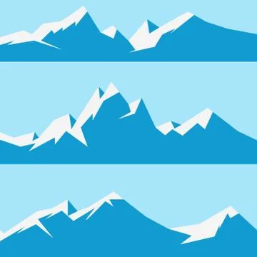 Mountain landscape vector image Stock Illustration