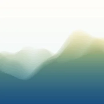 Mountain Landscape. Vector Silhouettes Of Mountains Backgrounds Stock Illustration