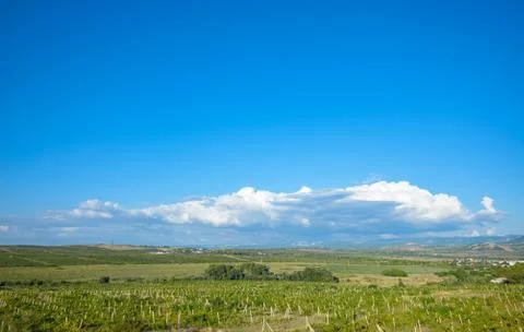 Mountain landscape, view from a height Stock-Fotos