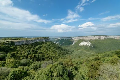 Mountain landscape, view from a height 写真素材