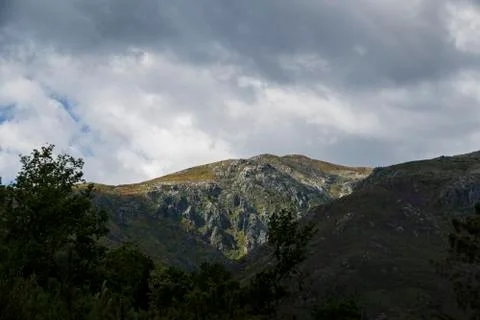 Mountain landscape view Stock Photos