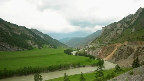 Mountain Landscape view Time-lapse at National Park , Europe Time-Lapse. Stock Footage 116303988
