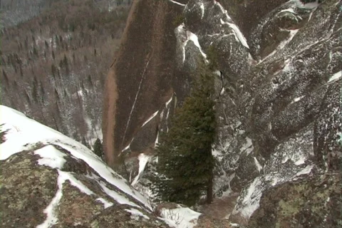 The Mountain landscape in winter. 2 Video stock 510310