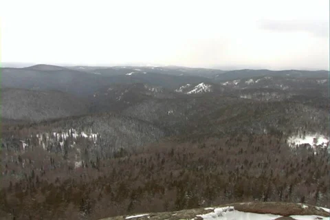 The Mountain landscape in winter. 3  Stock Footage 510316