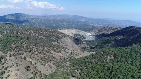 Mountain landscapes in Cyprus Stock Footage 78355368