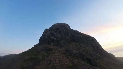 Mountain le morne Stock Footage 293203727