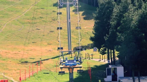 Mountain Lift Stock Footage 32350261