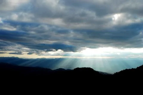 Mountain of light Stock Photos