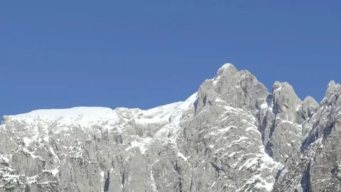 Mountain line on the blue sky. Stock Footage 75166440