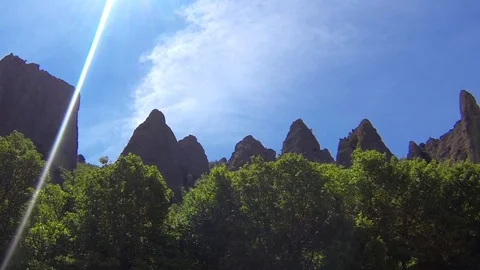 Mountain Line Sky Stock Footage 98679981