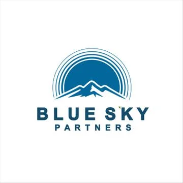 Mountain logo design idea and inspiration Illustrazione stock