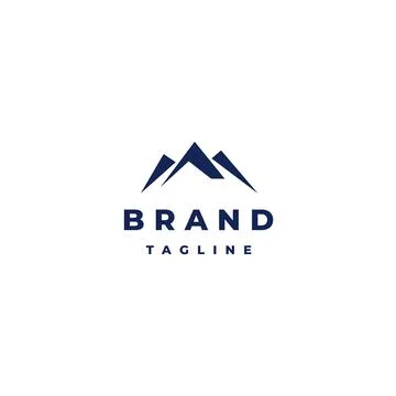 Mountain Logo Design Stock Illustration