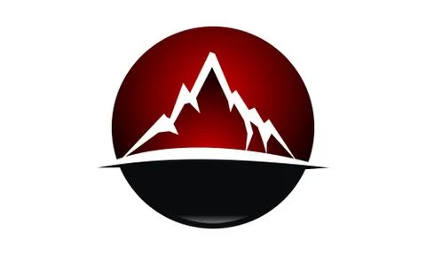 Mountain Logo Design Template Vector Stock-Illustration
