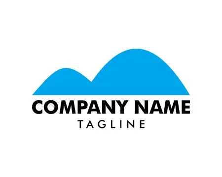Mountain logo design vector template Stock Illustration