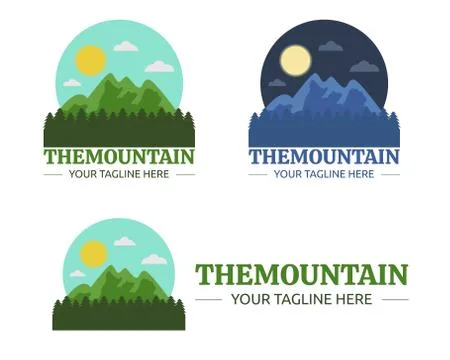 Mountain logo Stock Illustration