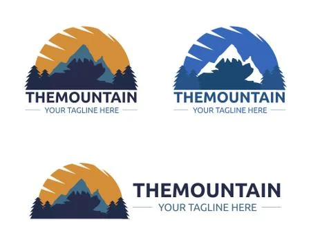 Mountain logo Stock Illustration