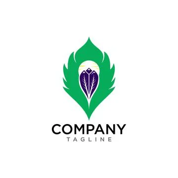 Mountain logo Illustrazione stock