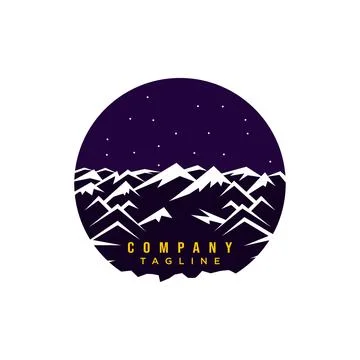 Mountain logo Stock Illustration