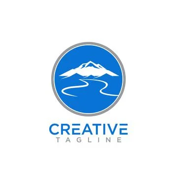 Mountain logo Stock Illustration