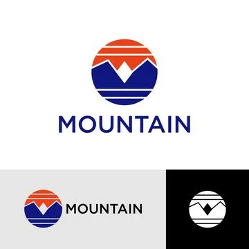 Mountain logo Stock Illustration