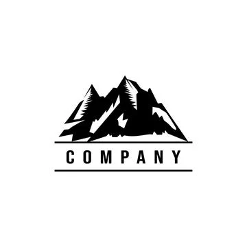 Mountain logo Stock Illustration