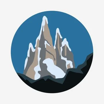 Mountain logo Stock Illustration