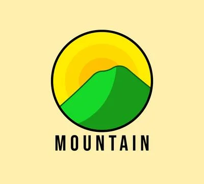 Mountain logo Stock Illustration