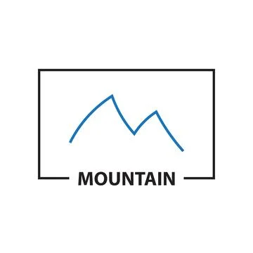 Mountain logo Stock Illustration