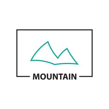 Mountain logo Stock Illustration