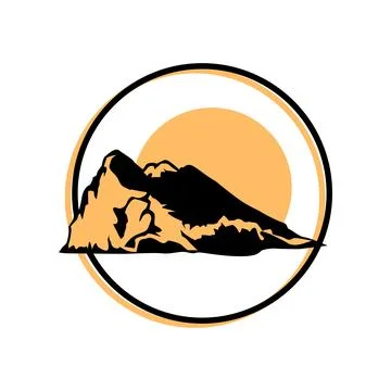 Mountain logo Stock Illustration