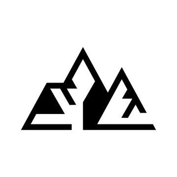 Mountain logo Stock Illustration