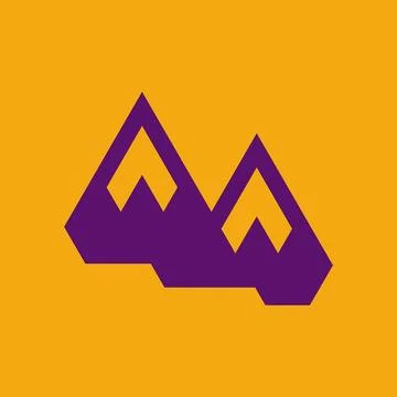 Mountain logo Stock Illustration