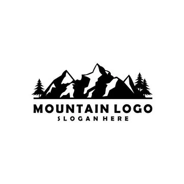 Mountain logo vector design Stock Illustration